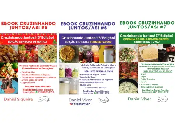 3 Ebooks: Fermentados, Natal e Culinária Brasileira!